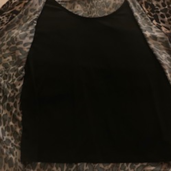 Womens Two Piece attached black camisole to blouse - Picture 6 of 6